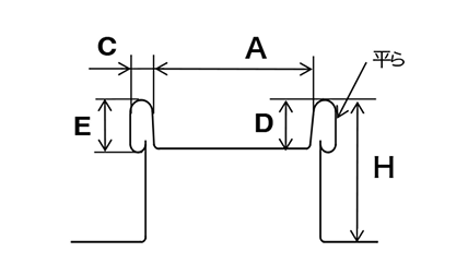 三晃式瓦棒葺（巾33/35mm）[心木無し]
