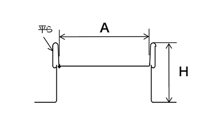 林式瓦棒葺（巾45mm）[心木無し]