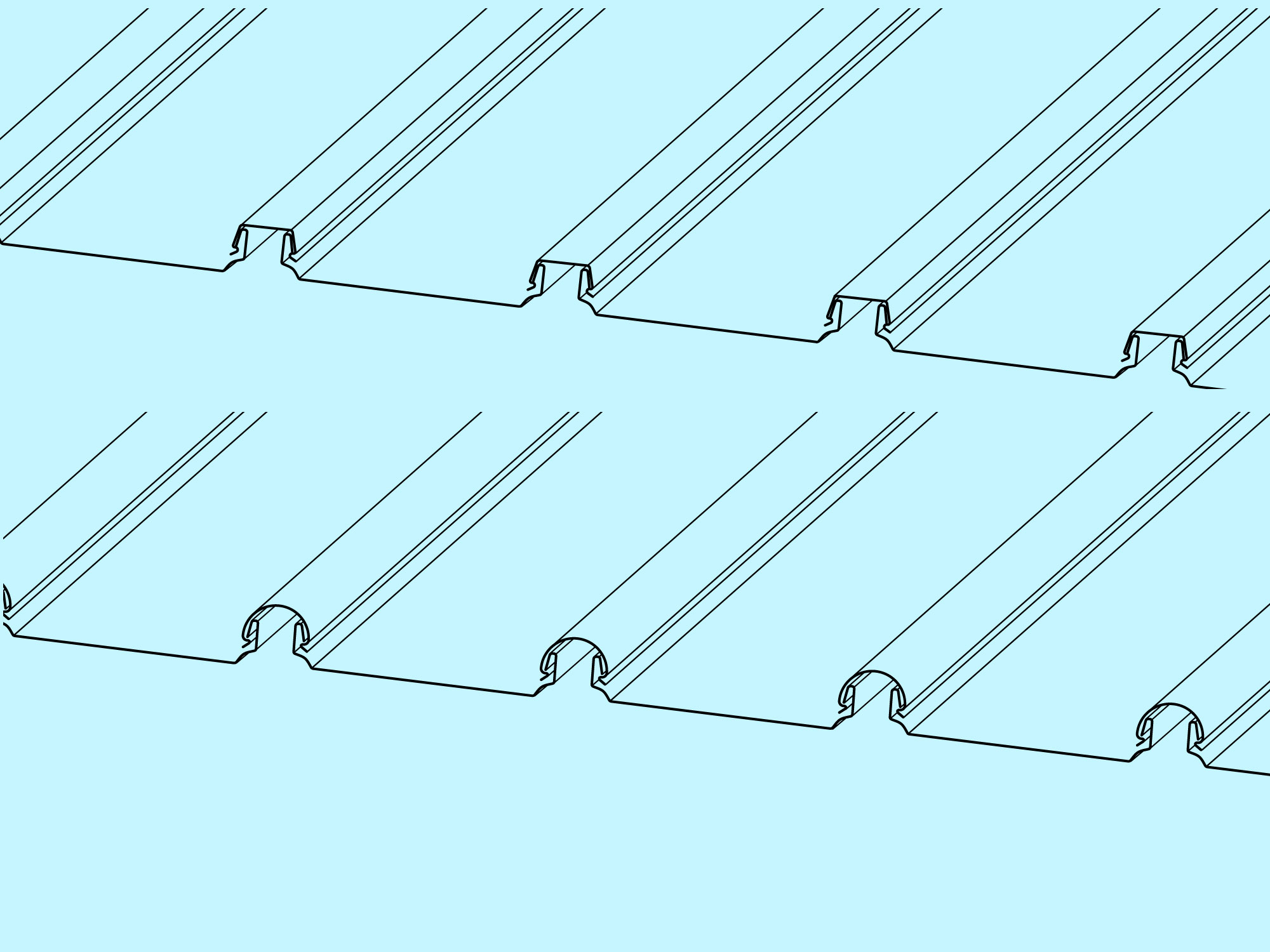 瓦棒400角型・丸型
