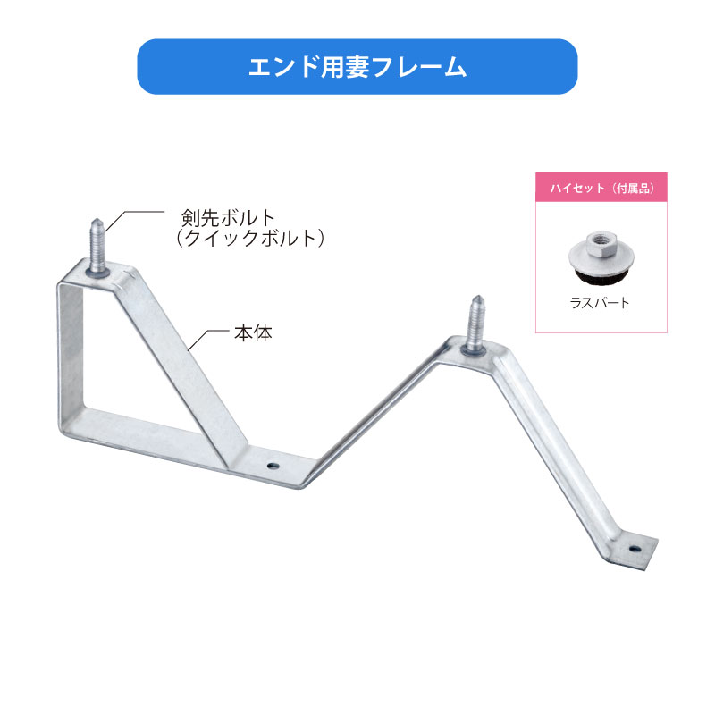 88タイプ　エンド用妻フレーム