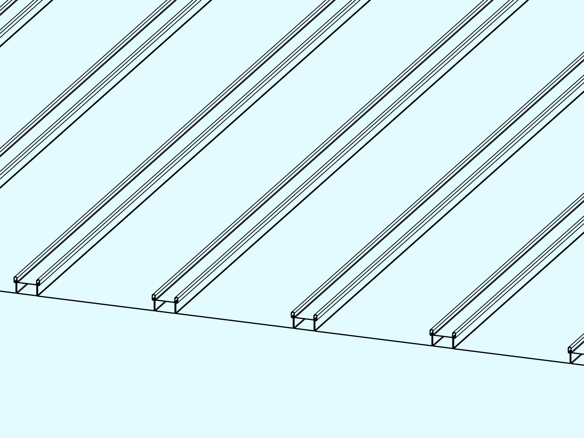 三晃式瓦棒葺巾33・35ｍｍ（建材）