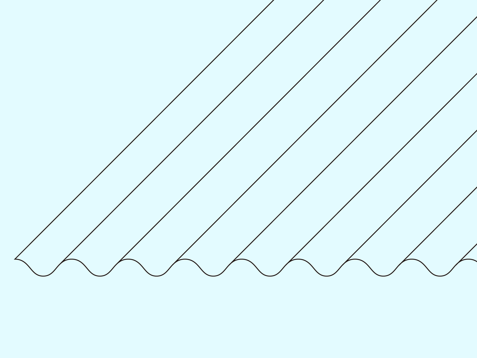 大波スレート屋根・壁